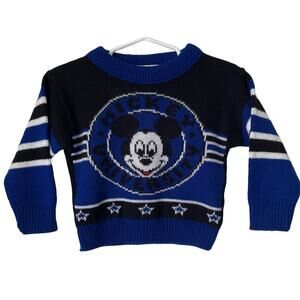 Mickey University Sweater 2T - Mickey & Friends By Prodigy - Rare VINTAGE